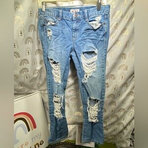 Mudd Ripped Light Blue Boyfriend Jeans